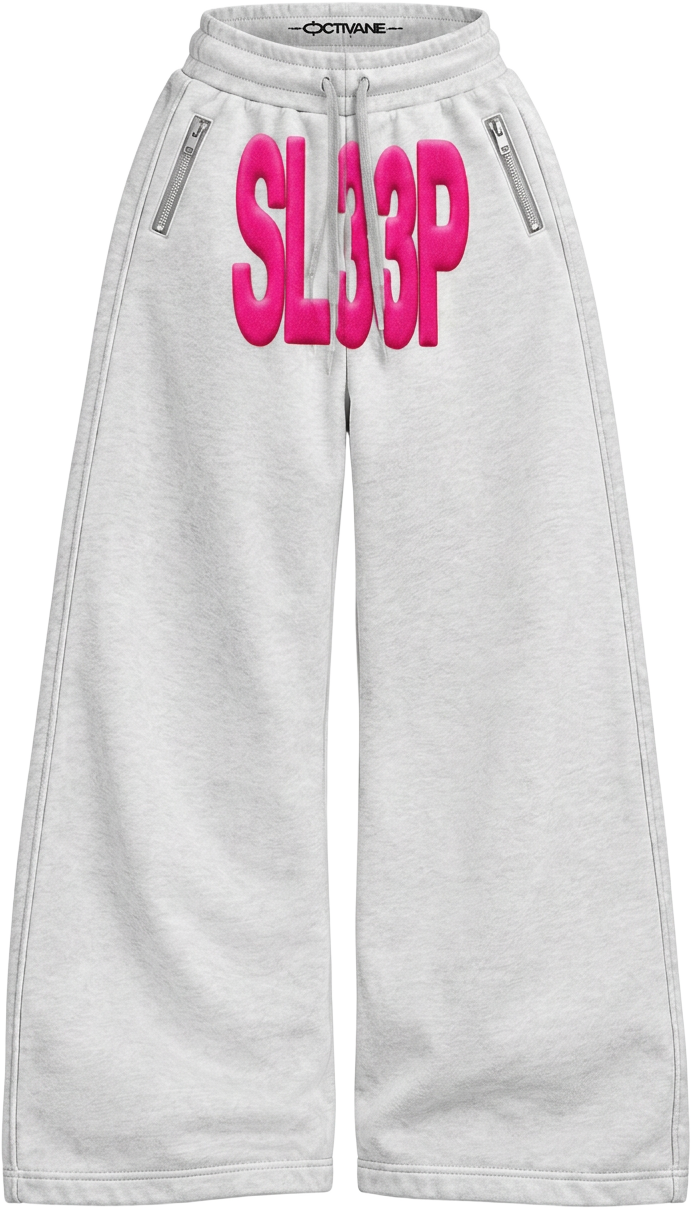 SL33P Puff Lettering Sweatpants